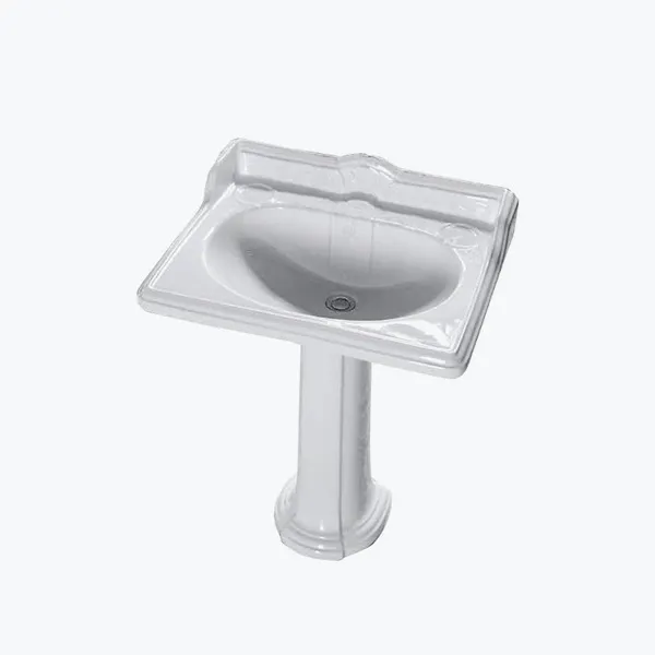 Victor Washbasin & Column, 68x51 cm