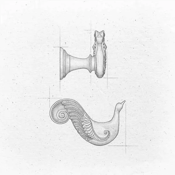  Volevatch Les Oiseaux du Paradis Robinet bain/douche mural 3/4, fermeture standard
